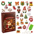 Adventskalender Diamantkunst 24 Tage Weihnachtsanhänger – Farbe SP-SD1-A