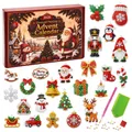Adventskalender Diamantkunst 24 Tage Weihnachtsanhänger – Farbe SP-SD2-B