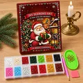 Adventskalender Diamantmalerei 24 Ornamente Weihnachtsbaum Anhänger – 1
