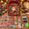 Adventskalender Diamantmalerei 24 Ornamente Weihnachtsbaum Anhänger – 2