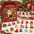 Adventskalender Diamantmalerei 24 Ornamente Weihnachtsbaum Anhänger – 3