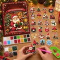 Adventskalender Diamantmalerei 24 Ornamente Weihnachtsbaum Anhänger – 4