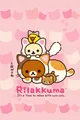 Anime Cartoon Rilakkuma Diamantzeichnung Manga Bär Katze 20x30cm bis 50x70cm – Farbe XYHK2438-13