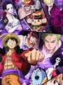 Anime One Piece Luffy Diamantmalerei Mosaik Stickerei Kreuzstich Kinder – Farbe Rot (03)