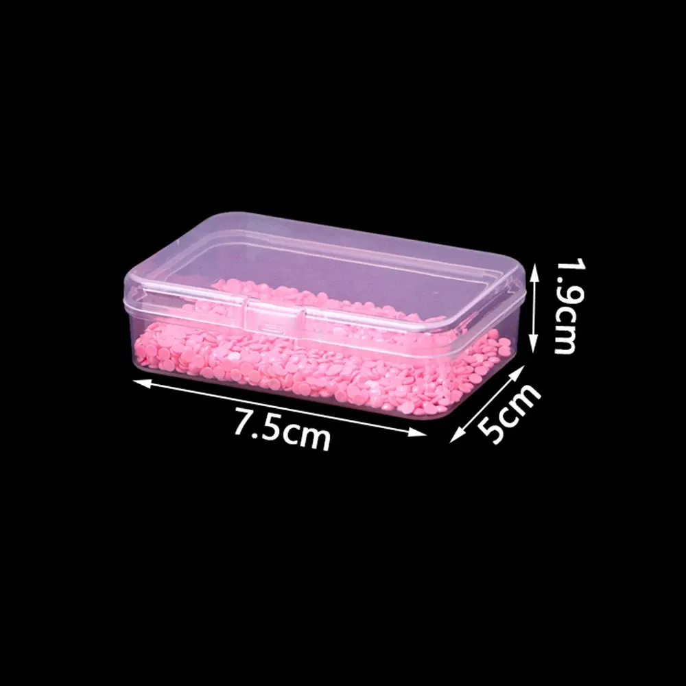 Aufbewahrungsbox Diamantmalerei 10 bis 30 Fächer Kunststoff transparent