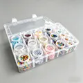 Aufbewahrungsbox Diamantmalerei 15 Stück Kürbisform für Perlen – 4