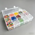 Aufbewahrungsbox Diamantmalerei 15 Stück Kürbisform für Perlen – 5