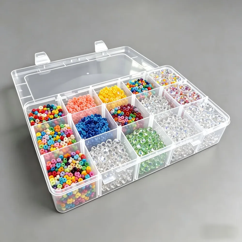 Aufbewahrungsbox Diamantmalerei 15 Stück Kürbisform für Perlen