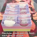 Aufbewahrungsbox Diamantmalerei 20 Gitter Regenbogenfarben für Werkzeuge – Farbe 20 grids Rainbow
