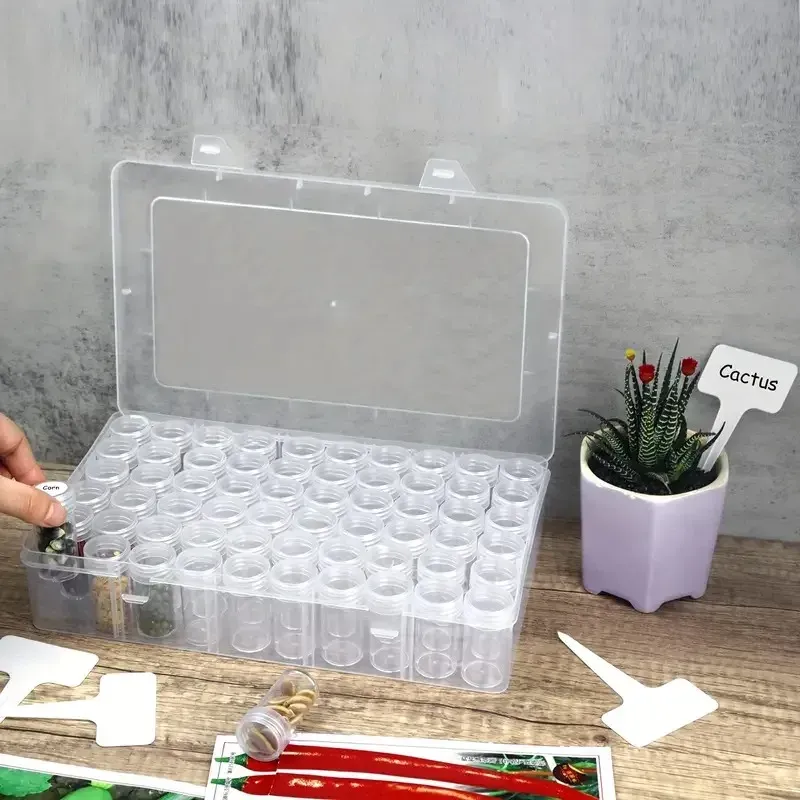 Aufbewahrungsbox Diamantmalerei 24 bis 60 Fächer für Perlen