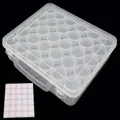 Aufbewahrungsbox Diamantmalerei 24 bis 80 Fächer für Perlen – Farbe 30 Bottles