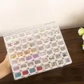 Aufbewahrungsbox Diamantmalerei 28 bis 56 Fächer transparent für Perlen – 2