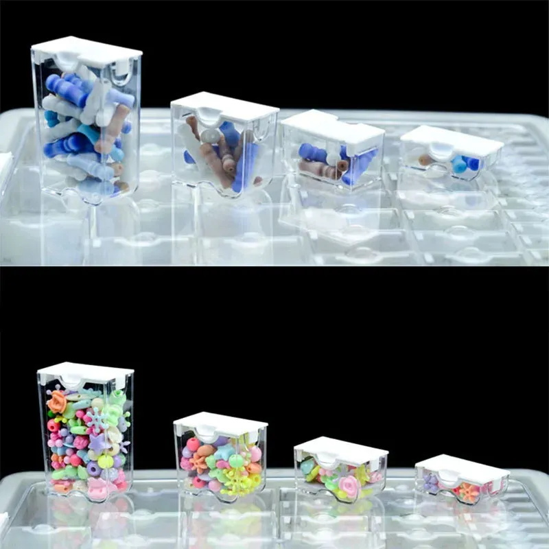 Aufbewahrungsbox Diamantmalerei 30 bis 150 Stück Behälter transparent