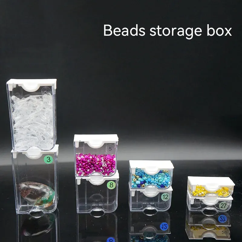 Aufbewahrungsbox Diamantmalerei 30 bis 150 Stück Behälter transparent