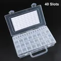Aufbewahrungsbox Diamantmalerei 32 bis 64 Fächer für Perlen – Farbe 40 Slots