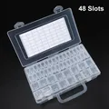 Aufbewahrungsbox Diamantmalerei 32 bis 64 Fächer für Perlen – Farbe 48 Slots