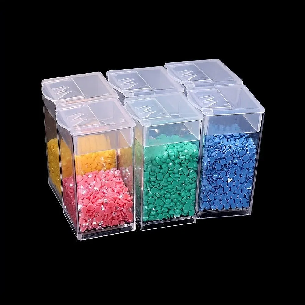 Aufbewahrungsbox Diamantmalerei 32 bis 96 Fächer für Bastelzubehör