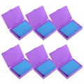 Aufbewahrungsbox Diamantmalerei 6 Stück 2-in-1 für Perlen und Zubehör – Farbe Purple