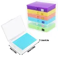 Aufbewahrungsbox Diamantmalerei 6 Stück 2-in-1 für Perlen und Zubehör – 6