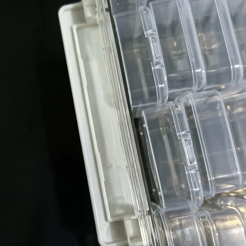 Aufbewahrungsbox Diamantmalerei 60 Fächer mit Schnappdeckeln und Tabletts