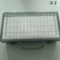 Aufbewahrungsbox Diamantmalerei 64 Fächer für Schmuck und Zubehör – Farbe 2pcs64GXFPhui