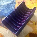 Aufbewahrungsbox Diamantmalerei Bohrer 5 bis 20 Gitter 3D – Farbe 3D026-10 (Purple)