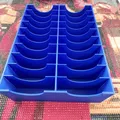 Aufbewahrungsbox Diamantmalerei Bohrer 5 bis 20 Gitter 3D – Farbe 3D026-20 (blue)