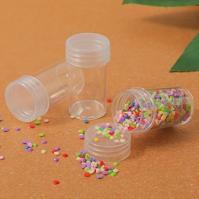 Aufbewahrungsflasche Diamantmalerei 30 Stück Mini-Behälter für Strass
