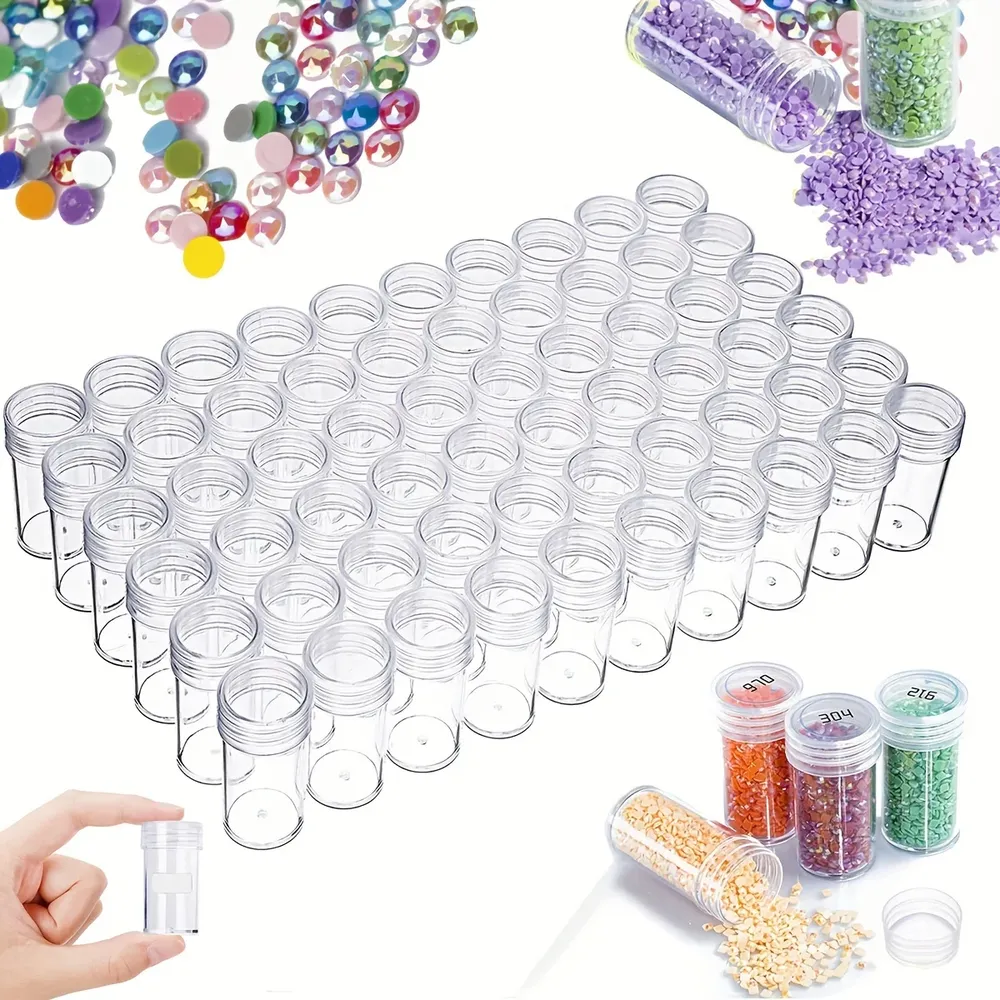 Aufbewahrungsflasche Diamantmalerei 30 Stück Mini-Behälter für Strass