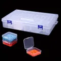 Aufbewahrungskoffer Diamantmalerei 14 bis 45 Fächer Kunststoff transparent – 2