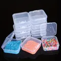 Aufbewahrungskoffer Diamantmalerei 14 bis 45 Fächer Kunststoff transparent – 5