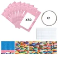 Aufbewahrungstasche Diamantmalerei mit Farbcodes und Nummern – Farbe Pink