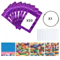 Aufbewahrungstasche Diamantmalerei mit Farbcodes und Nummern – Farbe Purple