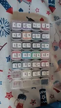 Kundenbewertungen – 28 Gitter Diamantmalerei Aufbewahrungsbox mit Trichter Zubehör