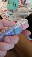 Kundenbewertungen – 28 Gitter Diamantmalerei Aufbewahrungsbox mit Trichter Zubehör
