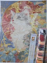 Kundenbewertungen – 5D Diamantmalerei Mondlicht Katzenflüstern Vollquadrat AB 45x60cm