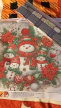 Kundenbewertungen – 5D Diamantmalerei Set Weihnachts Schneemann mit Vollbohrern