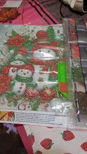 Kundenbewertungen – 5D Diamantmalerei Set Weihnachts Schneemann mit Vollbohrern