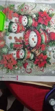 Kundenbewertungen – 5D Diamantmalerei Set Weihnachts Schneemann mit Vollbohrern