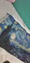 Kundenbewertungen – 5D Diamantmalerei Sternenhimmel Muster mit Vollbohrern