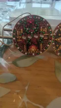 Kundenbewertungen – 6-teiliges 5D Diamantmalerei Set Weihnachtsornamente