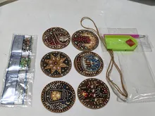 Kundenbewertungen – 6-teiliges 5D Diamantmalerei Set Weihnachtsornamente