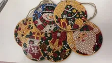 Kundenbewertungen – 6-teiliges 5D Diamantmalerei Set Weihnachtsornamente