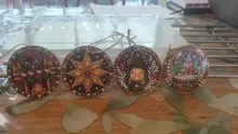 Kundenbewertungen – 6-teiliges 5D Diamantmalerei Set Weihnachtsornamente