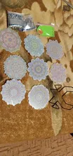 Kundenbewertungen – 8er Set Diamantmalerei Untersetzer Tierbecher Kissen mit Halter