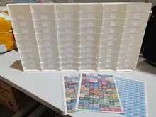 Kundenbewertungen – Aufbewahrungsset Diamantmalerei 3-in-1 mit 20 Fächern und Etiketten