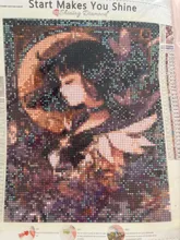 Kundenbewertungen – Diamant Malerei Cartoon Mädchen Schönheit Krieger Mosaik Dekoration Geschenk