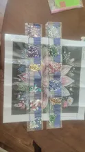 Kundenbewertungen – Diamantbild Blumen Spezialform 30x30cm