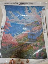 Kundenbewertungen – Diamantbild Sakura Zug 30 bis 60 cm mit runden oder eckigen Steinen