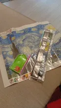 Kundenbewertungen – Diamantbild Sternenhimmel Van Gogh 30 x 40 cm mit runden Steinen